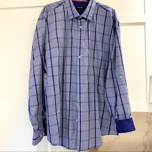 Mens Bugatchi classic fit button down